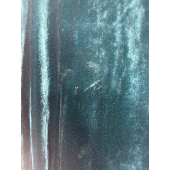 Eileen Fisher Green Short Sleeve Velvet Mock Neck Knee Length Dress Medium - Picture 5 of 14